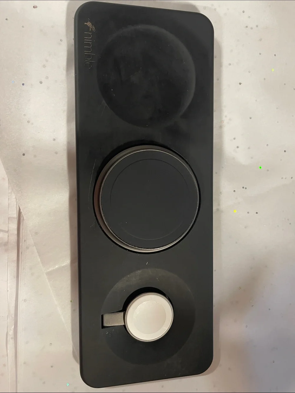 Nimble Podium 3-in-1 Wireless Charging Station for iPhone, Apple Watch & AirPods